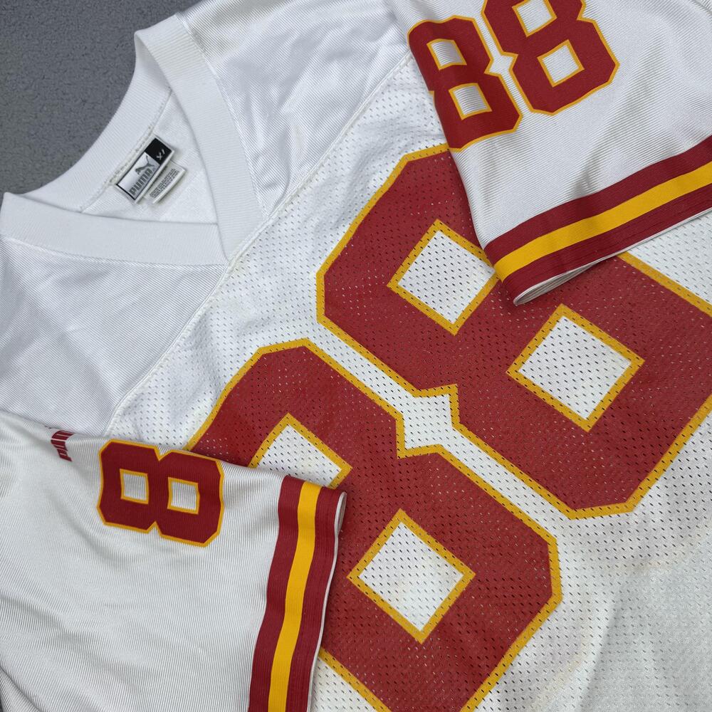 Kansas City Chiefs Jersey Mens XL White NFL Football Tony Gonzalez Puma #88